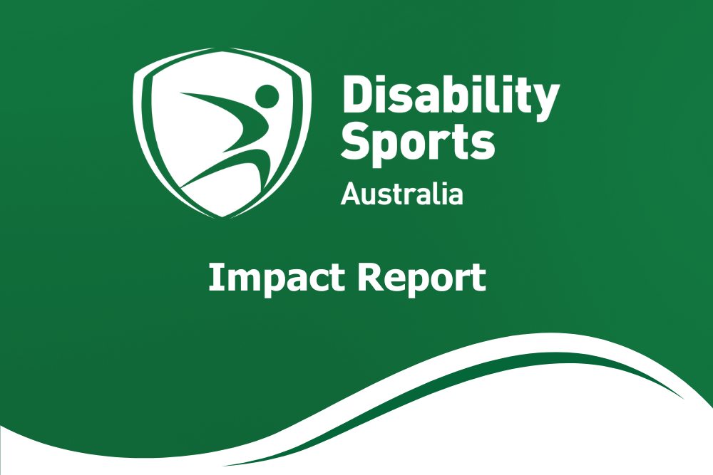 Graphic with DSA logo with 'Impact Report' written
